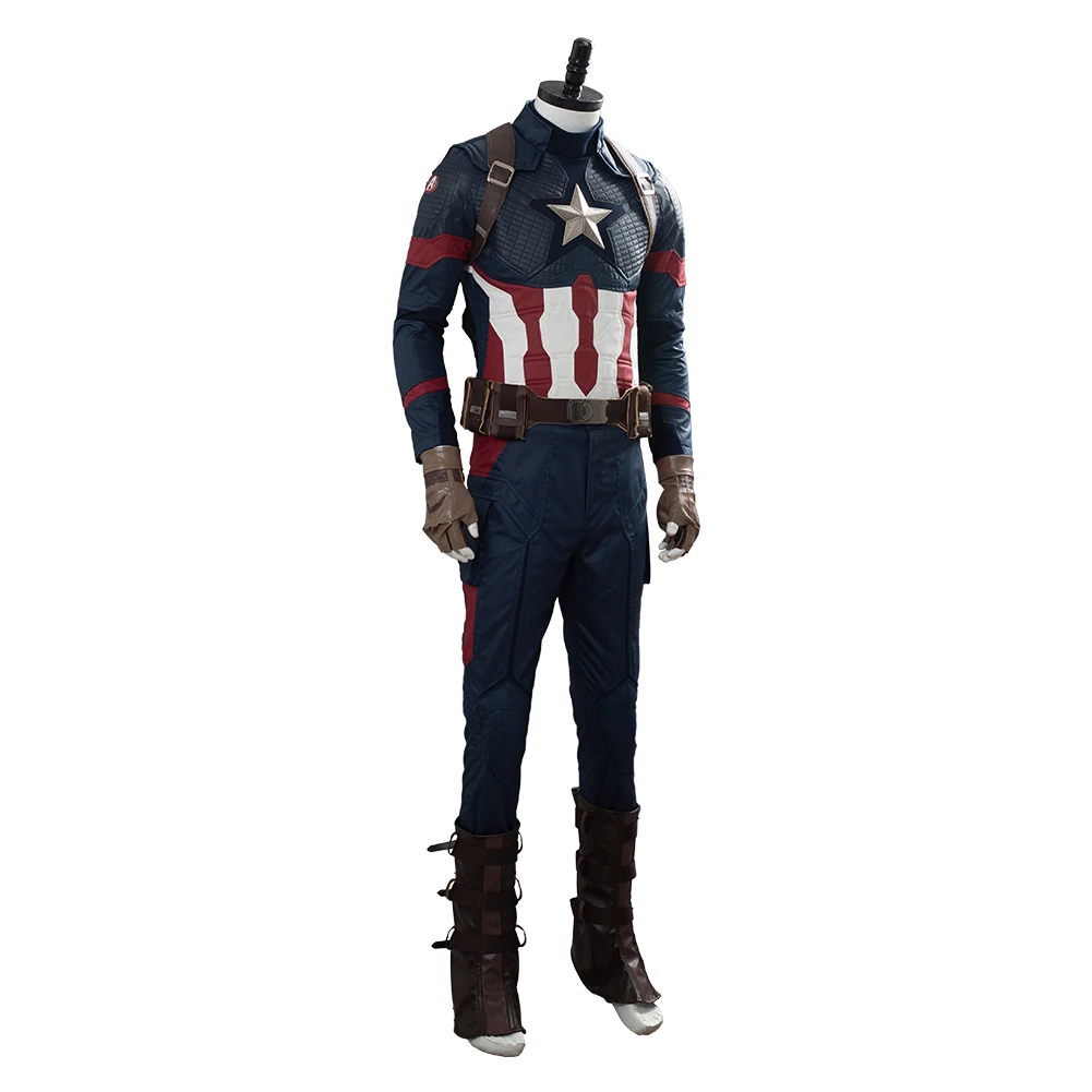 (В наличии) Captain cos America костюм Стива Роджерса для косплея униформа взрослых мужчин