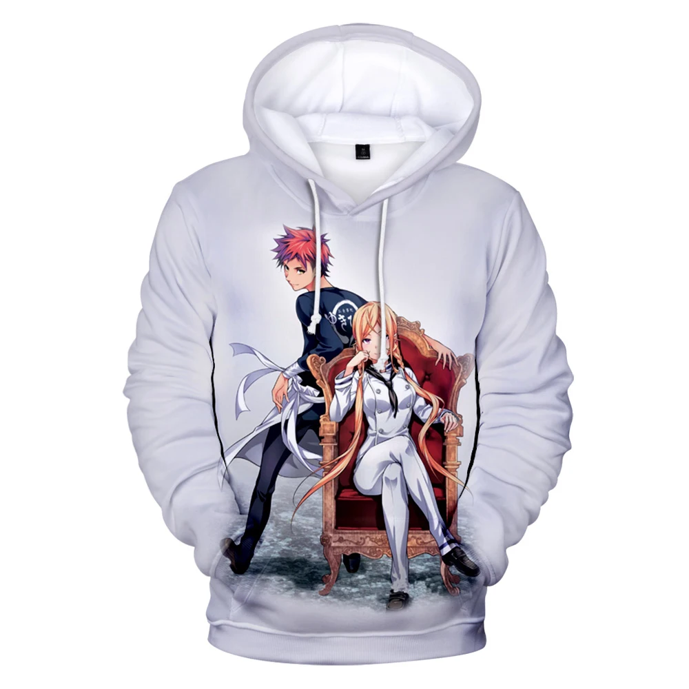 New Popular Anime Hoodie 3D Spirit of Eat Halberd Hoody Boys/girls/kids Sweatshirts Food Wars Shokugeki no Soma Hoodies Tops
New Popular Anime Hoodie 3D Spirit of Eat Halberd Hoody Boys/girls/kids Sweatshirts Food Wars Shokugeki no Soma Hoodies Tops