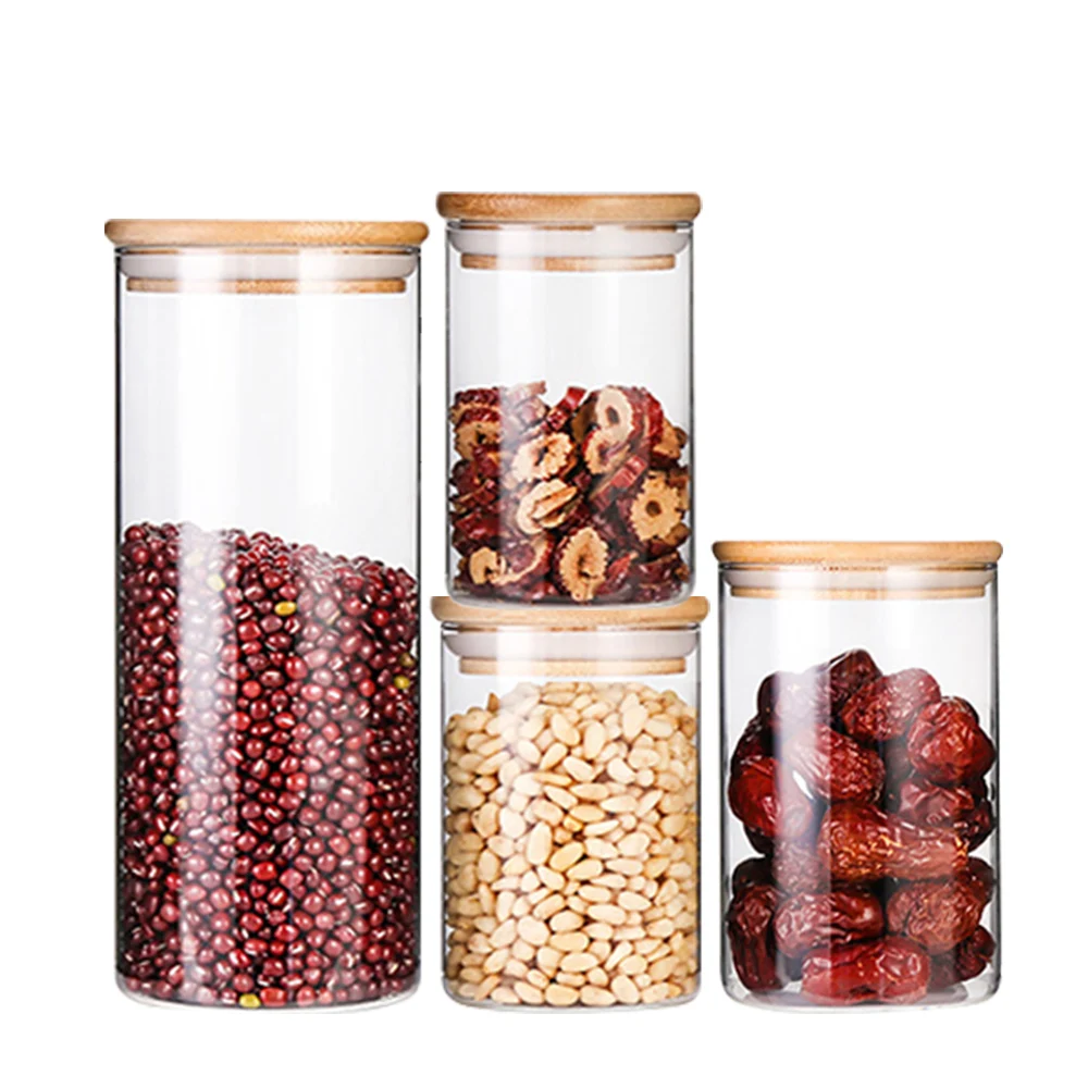 4pcs Glass Jars Sealed Cans With Cover Kitchen Food Storage Bottles Mason Spice Jars Candy Storage Banks Tea Box Storage Can
4pcs Glass Jars Sealed Cans With Cover Kitchen Food Storage Bottles Mason Spice Jars Candy Storage Banks Tea Box Storage Can