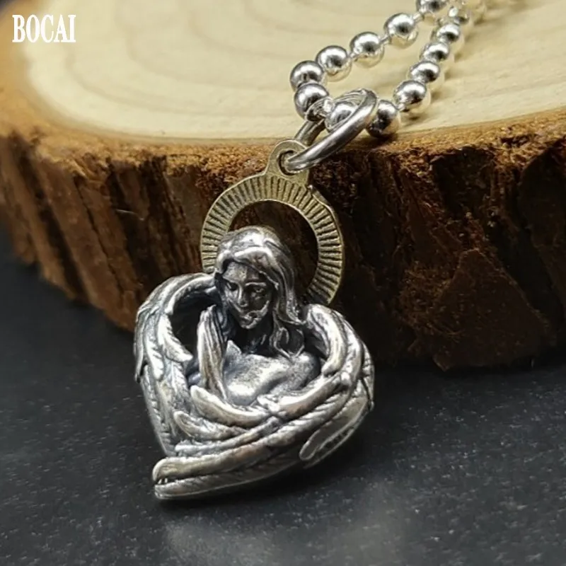Новинка, однотонный кулон BOCAI s925 из чистого серебра, для мужчин и женщин, обнимающий ангела, пара, индивидуальный кулон на свитер, цепочка, те...
Новинка, однотонный кулон BOCAI s925 из чистого серебра, для мужчин и женщин, обнимающий ангела, пара, индивидуальный кулон на свитер, цепочка, те...
