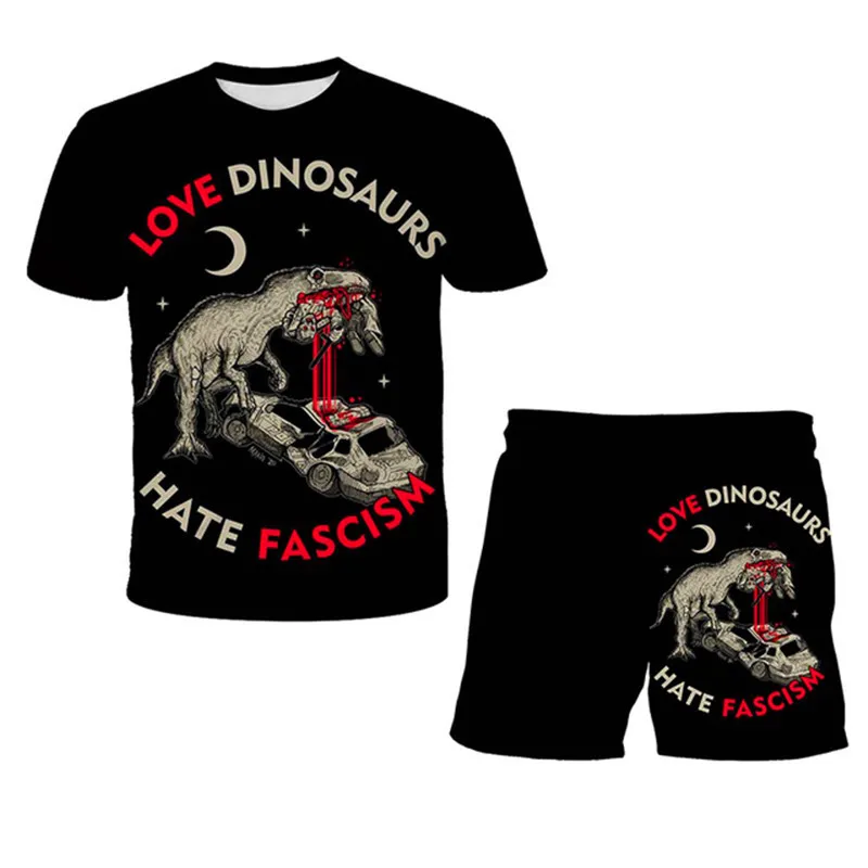 2021 3D Jurassic Park Boys Shorts Sets Girls T-Shirt Shorts Sets Sports Suit Kids Clothes Jurassic World Baby Clothes 4-14Y
2021 3D Jurassic Park Boys Shorts Sets Girls T-Shirt Shorts Sets Sports Suit Kids Clothes Jurassic World Baby Clothes 4-14Y