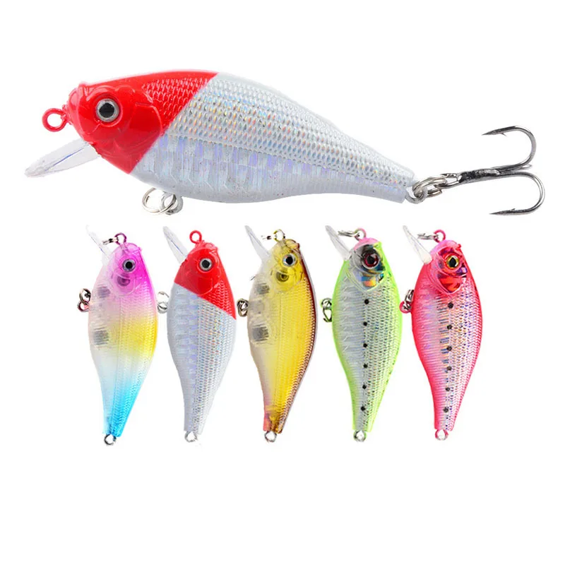 5 Colors 6.5cm/7.2g Artificial Crank Plastic Hard Bait Wobbler 6# Sharp Hook 3D Eyes Steel Ball Bionic Bait Sea Fishing Lures
5 Colors 6.5cm/7.2g Artificial Crank Plastic Hard Bait Wobbler 6# Sharp Hook 3D Eyes Steel Ball Bionic Bait Sea Fishing Lures