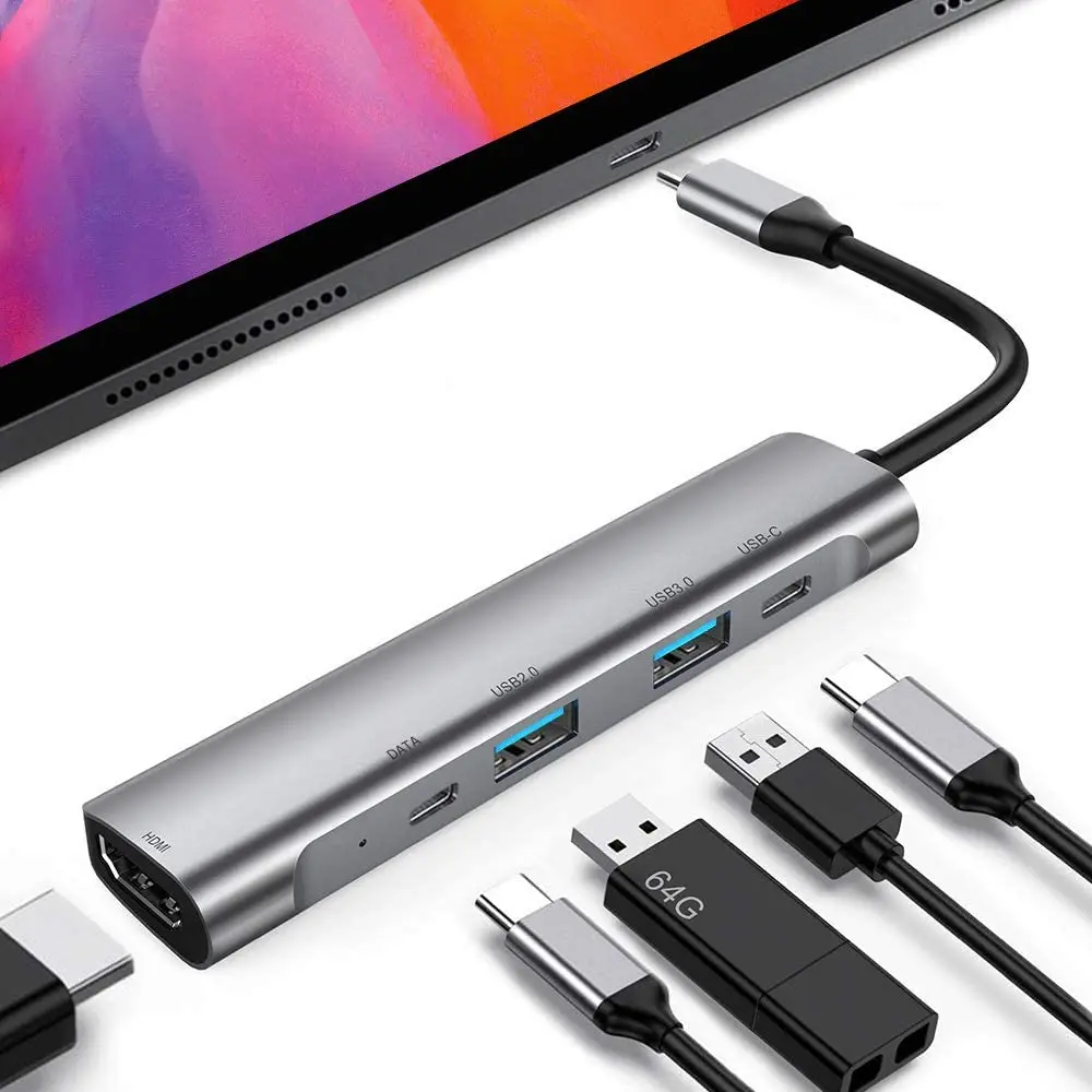 Type C To HDMI Adapter 4K HDMI USB 3.1 USB C Hub with Hub 3.0 2.0 PD Charging for MacBook Pro Air USB C Splitter
Type C To HDMI Adapter 4K HDMI USB 3.1 USB C Hub with Hub 3.0 2.0 PD Charging for MacBook Pro Air USB C Splitter