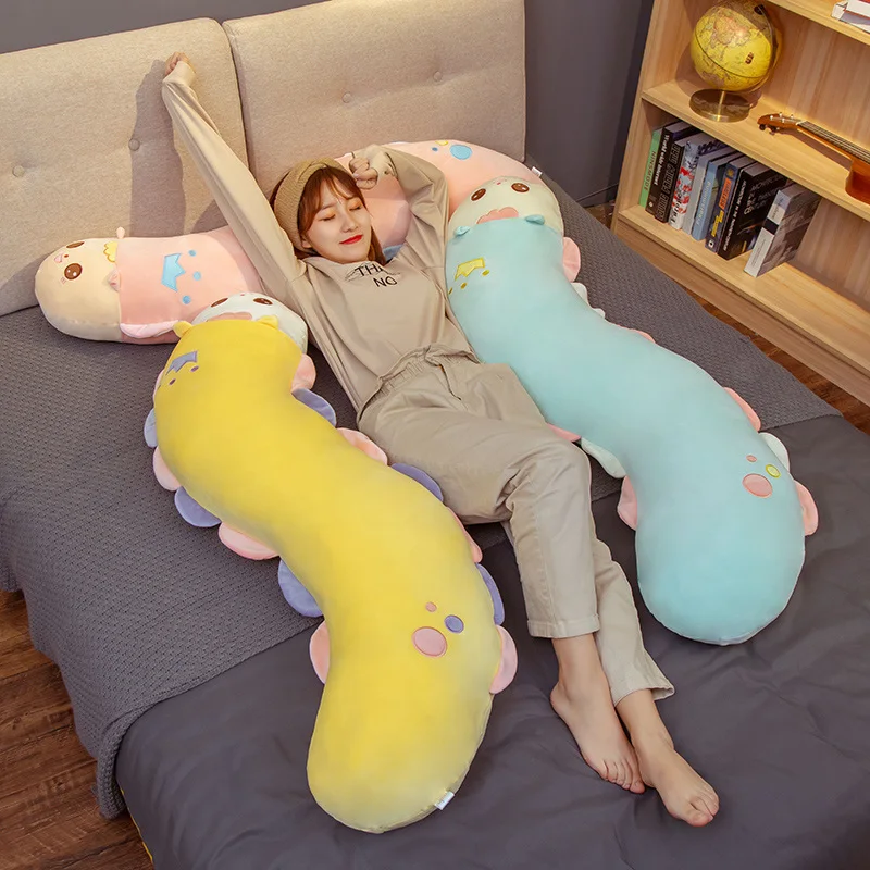 

Симпатичные плюшевые игрушки в виде животных 90-130 см, мягкая мультяшная плюшевая кукла, длинная подушка для сна, подарок для ребенка