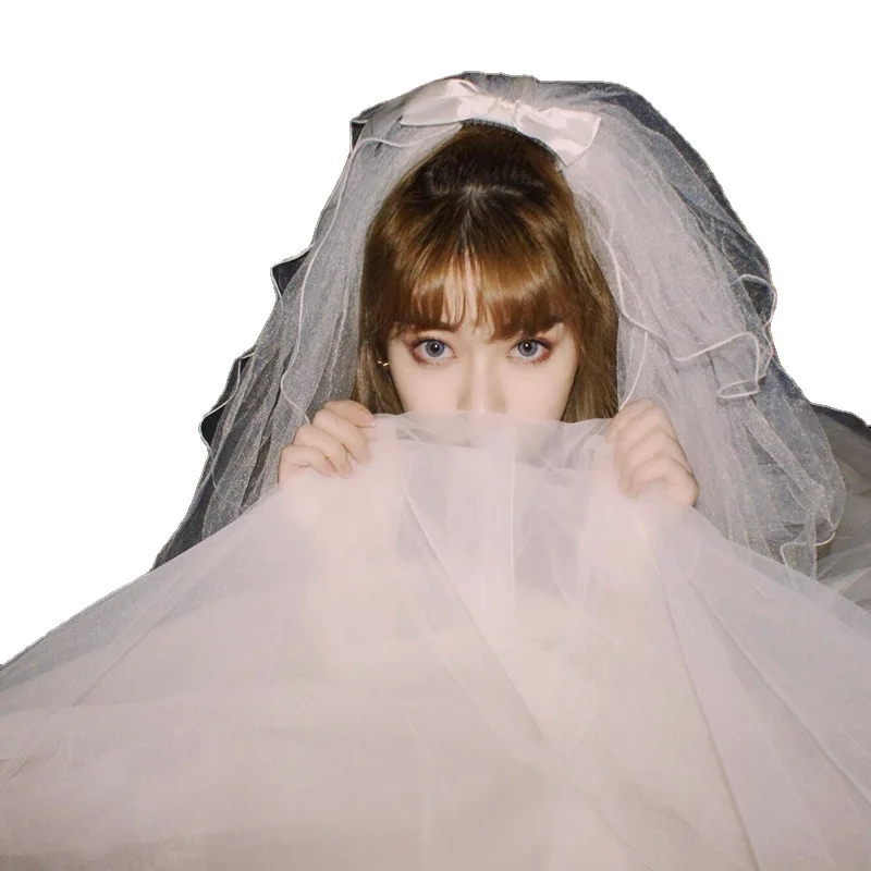 Dark Girl Multi-Layer Puffy Bride Butterfly Veil Knot Simple Retro Wedding Dress Veil Short Super Fairy Veil Veil
Dark Girl Multi-Layer Puffy Bride Butterfly Veil Knot Simple Retro Wedding Dress Veil Short Super Fairy Veil Veil