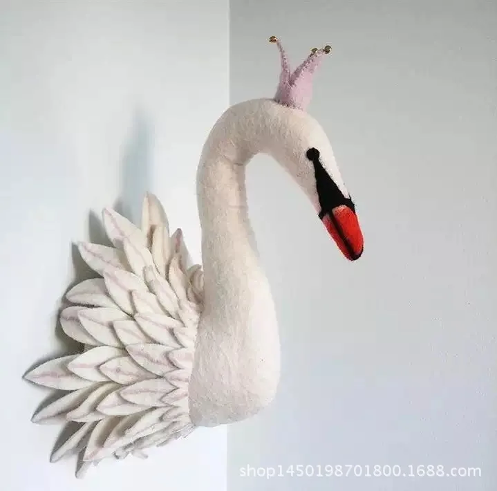 Ins Nordic Animals Head Wall Decoration Handmade Felt Animal Heads Wall hanging Plush Toys Baby Boy Room Kids Girl Room Decor
Ins Nordic Animals Head Wall Decoration Handmade Felt Animal Heads Wall hanging Plush Toys Baby Boy Room Kids Girl Room Decor