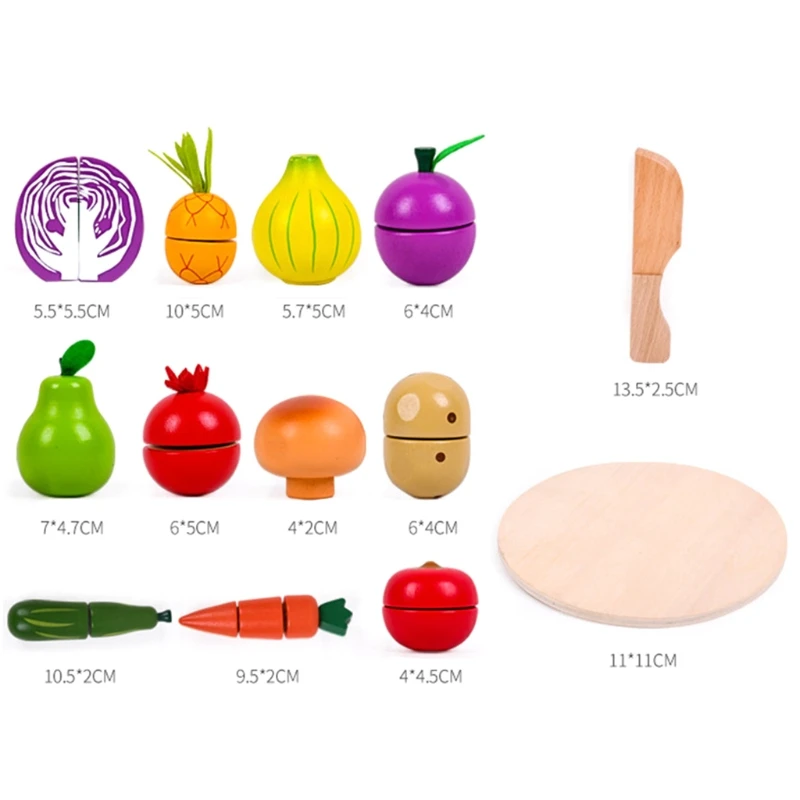 Wooden Fruit Vegetable Cutting Pretend Play Toy Simulation Kitchen Cosplay Montessori Kids Early Educational Toys
Wooden Fruit Vegetable Cutting Pretend Play Toy Simulation Kitchen Cosplay Montessori Kids Early Educational Toys