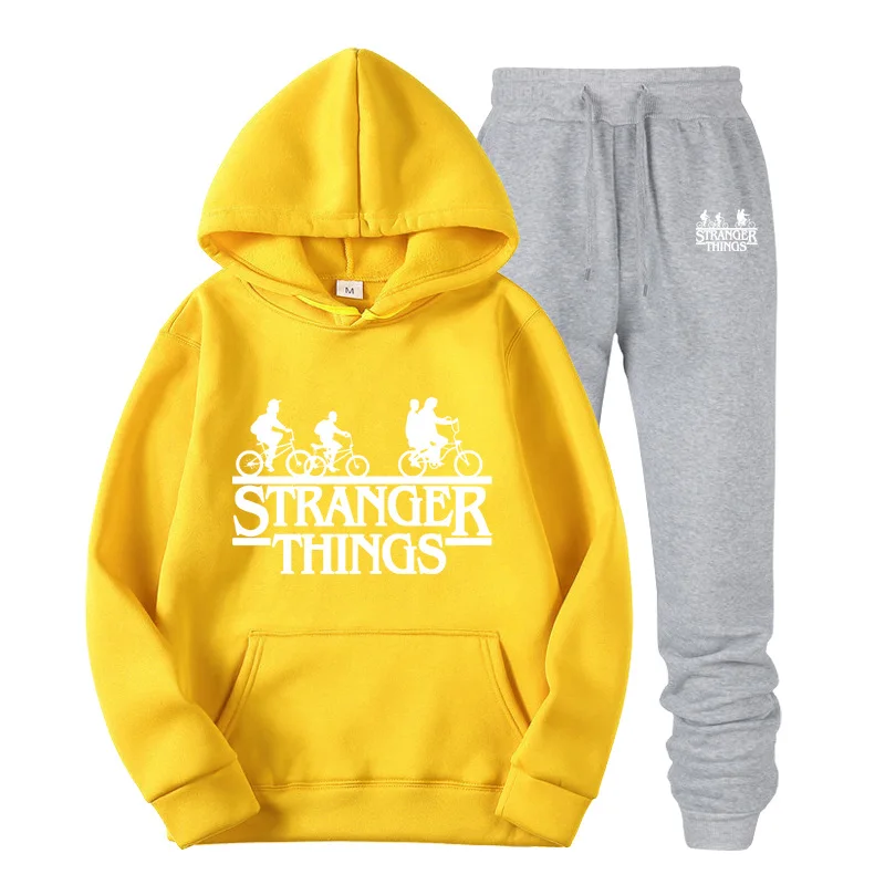 Howllofty roupas masculinas terno moda tendncia hoodies definir ternos hit calas brancas coisas estranhas impresso preta conj
Howllofty roupas masculinas terno moda tendncia hoodies definir ternos hit calas brancas coisas estranhas impresso preta conj