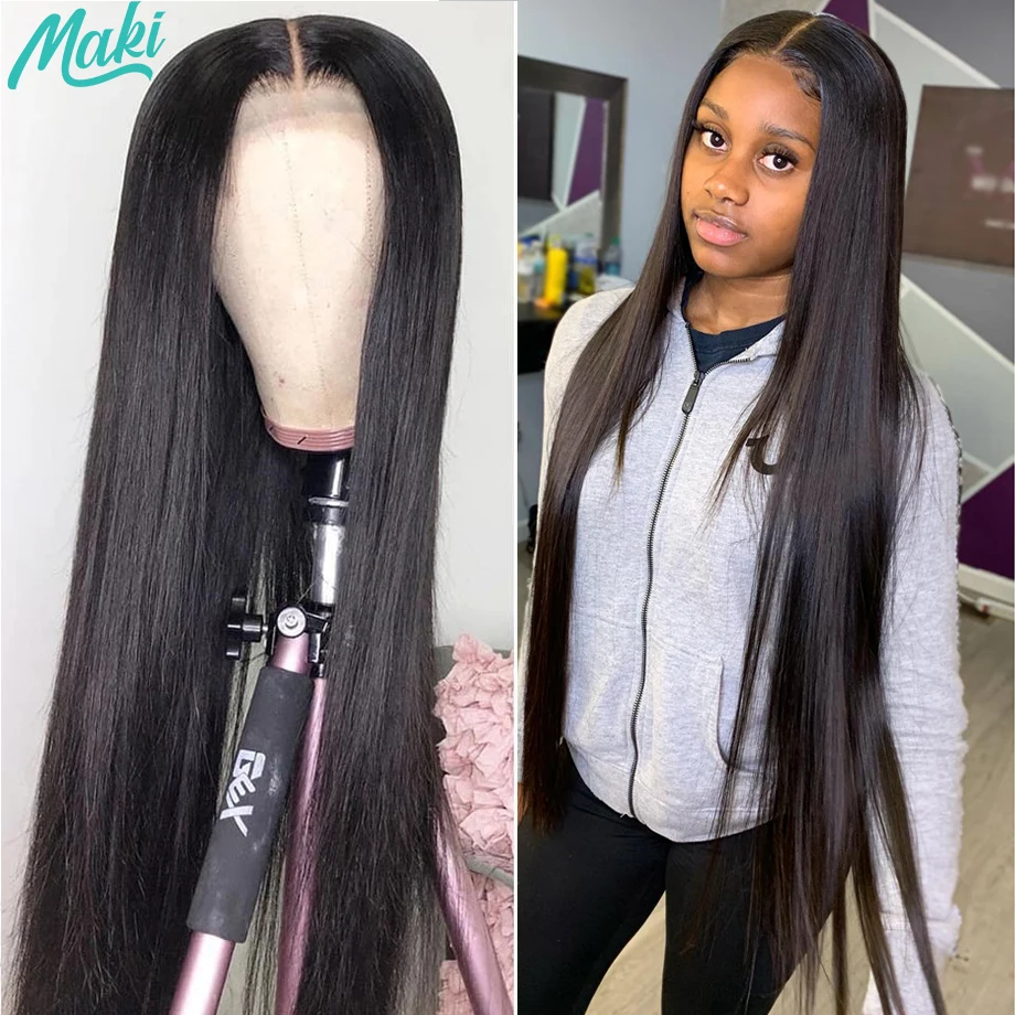 Maki Hair Free Part 13x4 Lace Front Human Hair Wig Long Brazilian Straight Wig 30 40 44 48 inch Human Hair Wigs For Black Women
Maki Hair Free Part 13x4 Lace Front Human Hair Wig Long Brazilian Straight Wig 30 40 44 48 inch Human Hair Wigs For Black Women