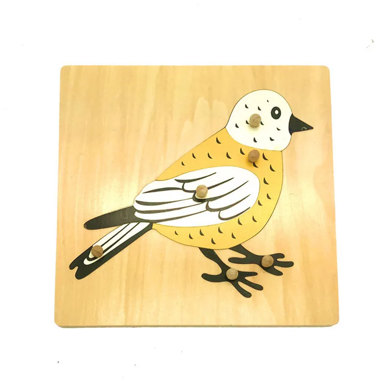 New Wooden Baby Toy Montessori Animal Bird Inlay Jigsaw Puzzle Baby Educational Toys
New Wooden Baby Toy Montessori Animal Bird Inlay Jigsaw Puzzle Baby Educational Toys