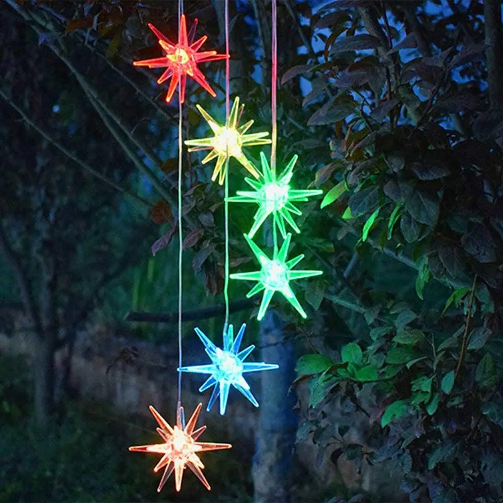Wind Bell Light Explosion Star Hanging String Lights Outdoor Garden Solar Lights Creative Snowflake Kerosene Bottle
Wind Bell Light Explosion Star Hanging String Lights Outdoor Garden Solar Lights Creative Snowflake Kerosene Bottle