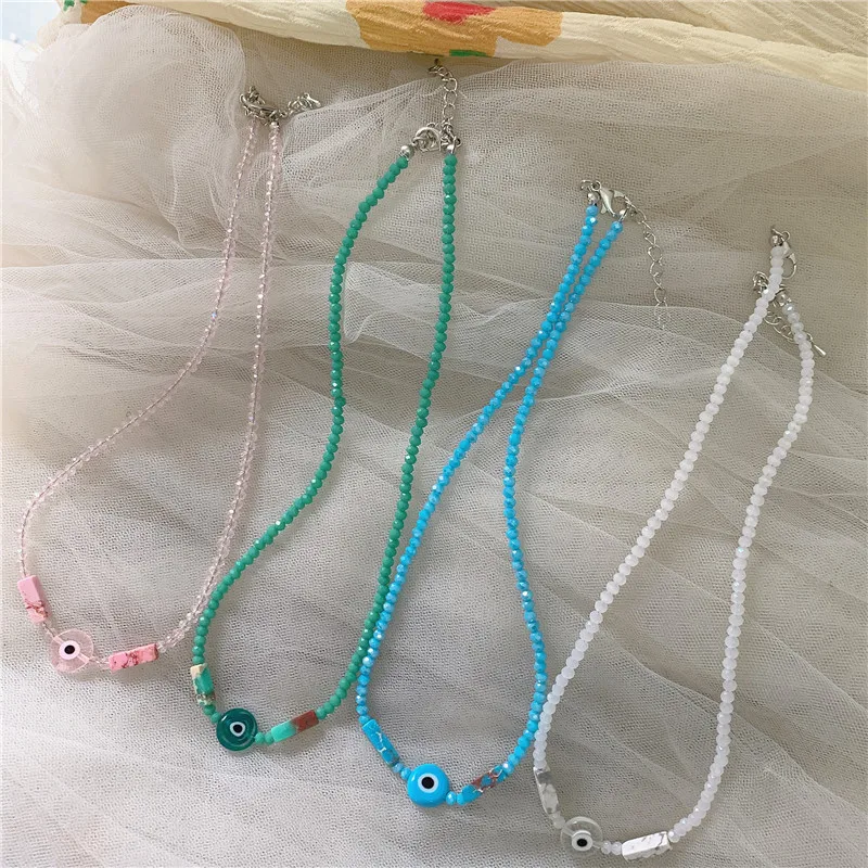 New Bohemian Colorful Resin Acrylic Geometric Crystal Stone Eyes Handmade Beaded Necklace For Women Summer Beach Party Jewelry
New Bohemian Colorful Resin Acrylic Geometric Crystal Stone Eyes Handmade Beaded Necklace For Women Summer Beach Party Jewelry