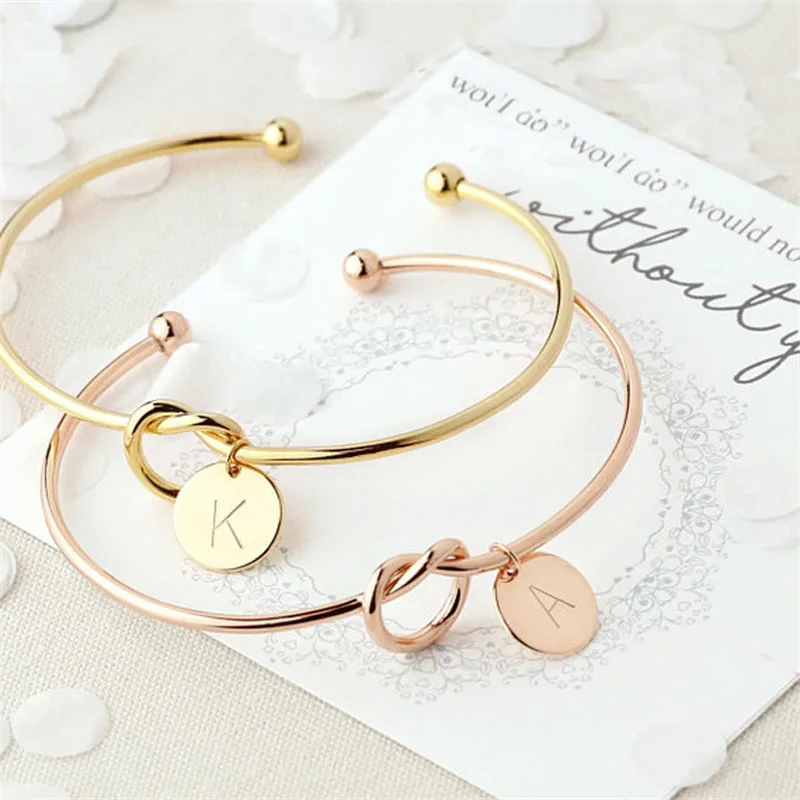 Fashion knotted bracelet with letters initial knot bracelet Monogram bridesmaid gift bracelet
Fashion knotted bracelet with letters initial knot bracelet Monogram bridesmaid gift bracelet