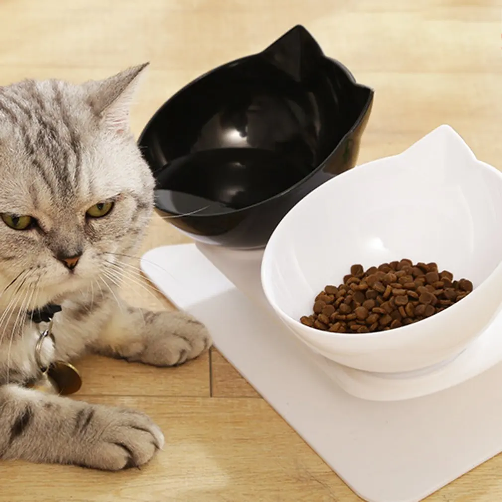 Cat and dog oblique bowl Cat cervical food bowl Cat food bowl pet dog pot PC Plastic Graceful curve 15 degree tilt
Cat and dog oblique bowl Cat cervical food bowl Cat food bowl pet dog pot PC Plastic Graceful curve 15 degree tilt