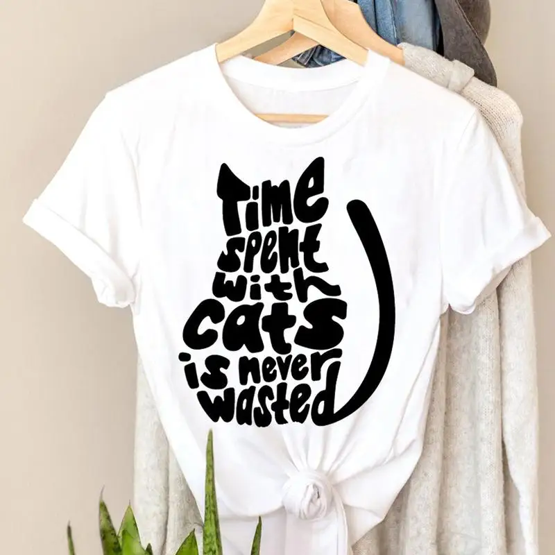 T-shirts Ladies Fashion Letter Cat New Trend Cute Women Clothes Tshirt Top Lady Print Female Tee Short Sleeve Graphic T-Shirt
T-shirts Ladies Fashion Letter Cat New Trend Cute Women Clothes Tshirt Top Lady Print Female Tee Short Sleeve Graphic T-Shirt