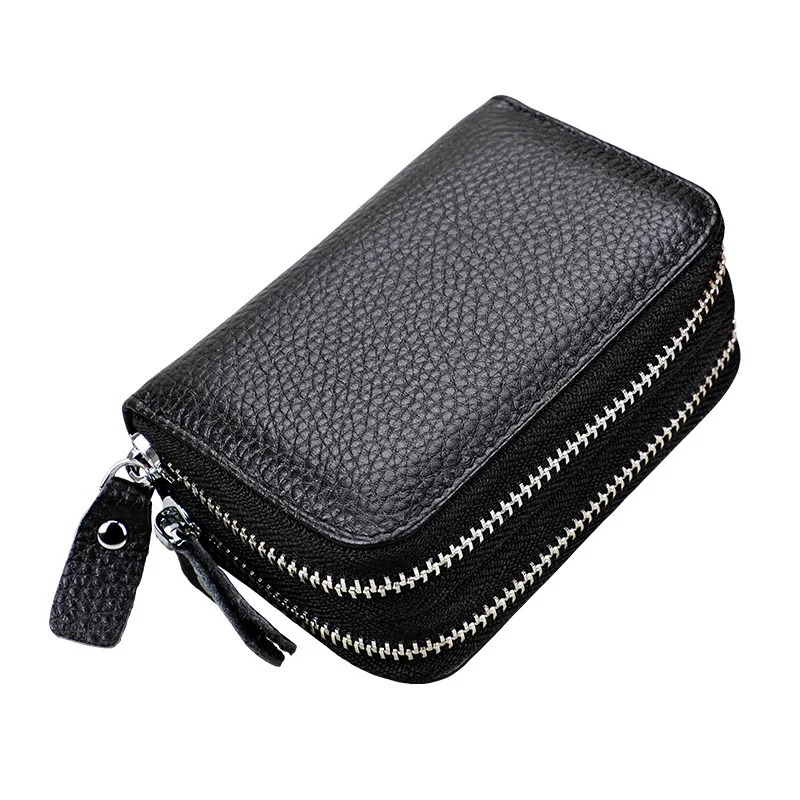 Genuine Leather Rfid Women's Zipper Card Wallet Small Change Wallet Purse For Female Short Wallets With Card Holders Woman Purse
Genuine Leather Rfid Women's Zipper Card Wallet Small Change Wallet Purse For Female Short Wallets With Card Holders Woman Purse