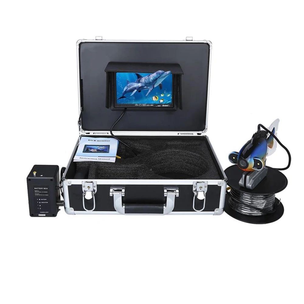 HD Waterproof 20m Cable Deep Water Underwater Fishing Camera System 7inch LCD Monitor Video Color Fish Finder With DVR
HD Waterproof 20m Cable Deep Water Underwater Fishing Camera System 7inch LCD Monitor Video Color Fish Finder With DVR
