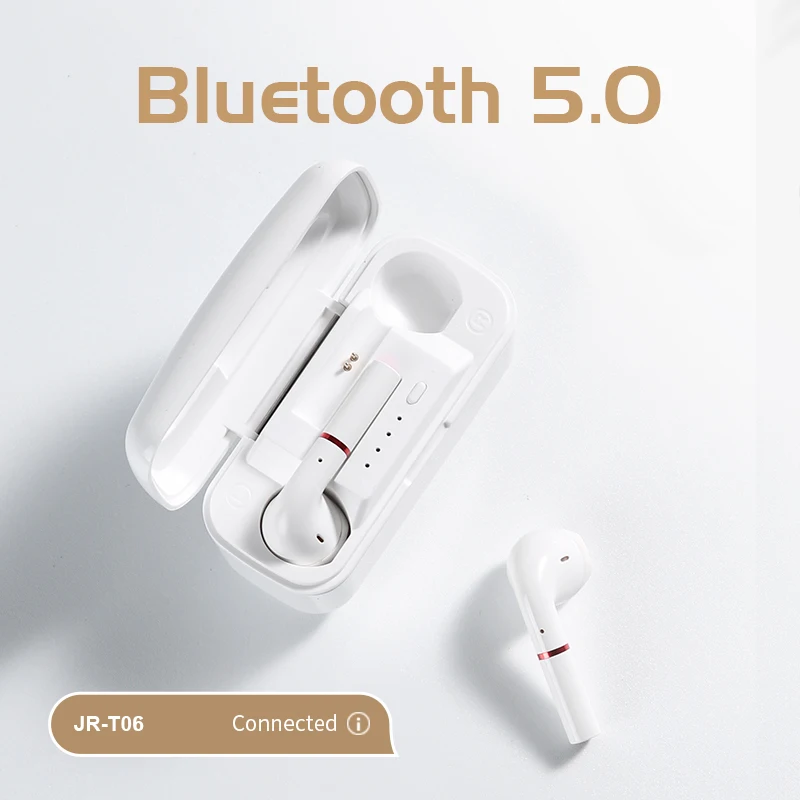 JOYROOM T06 TWS наушники Bluetooth 5 0 Touch control Беспроводные с микрофоном HIFI тон качество для