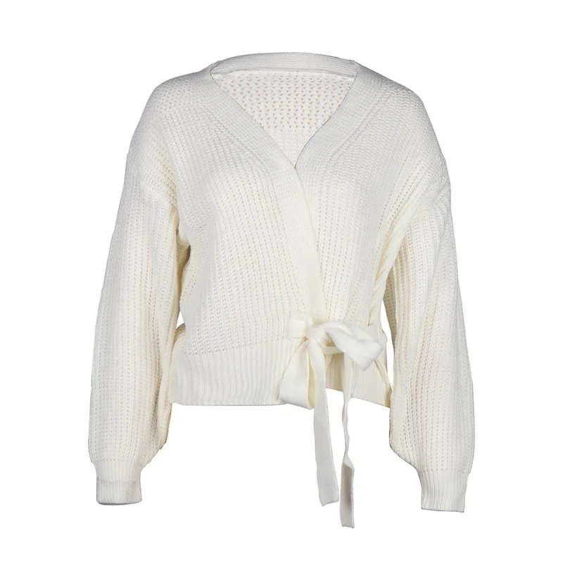 States Ebay hot style of 2020 autumn winters sexy v-neck bowknot cardigan sweater pure color ms hollow-out sweater
States Ebay hot style of 2020 autumn winters sexy v-neck bowknot cardigan sweater pure color ms hollow-out sweater