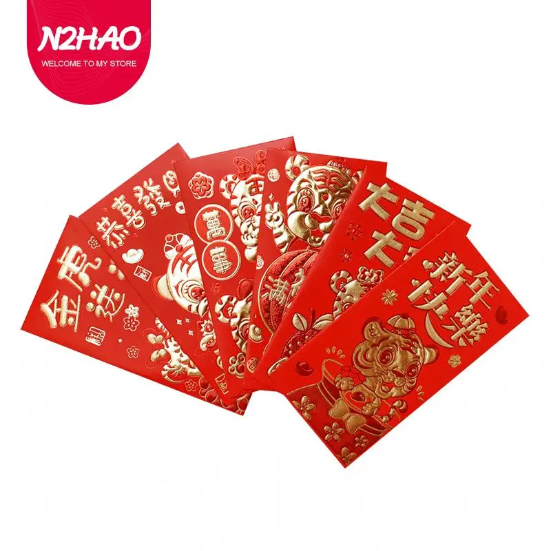 6pcs Chinese New Year 2022 Red Envelopes Year Red Packet New Year Spring Festival Tigers Money Pouch Hongbao Red Gift Envelope
6pcs Chinese New Year 2022 Red Envelopes Year Red Packet New Year Spring Festival Tigers Money Pouch Hongbao Red Gift Envelope