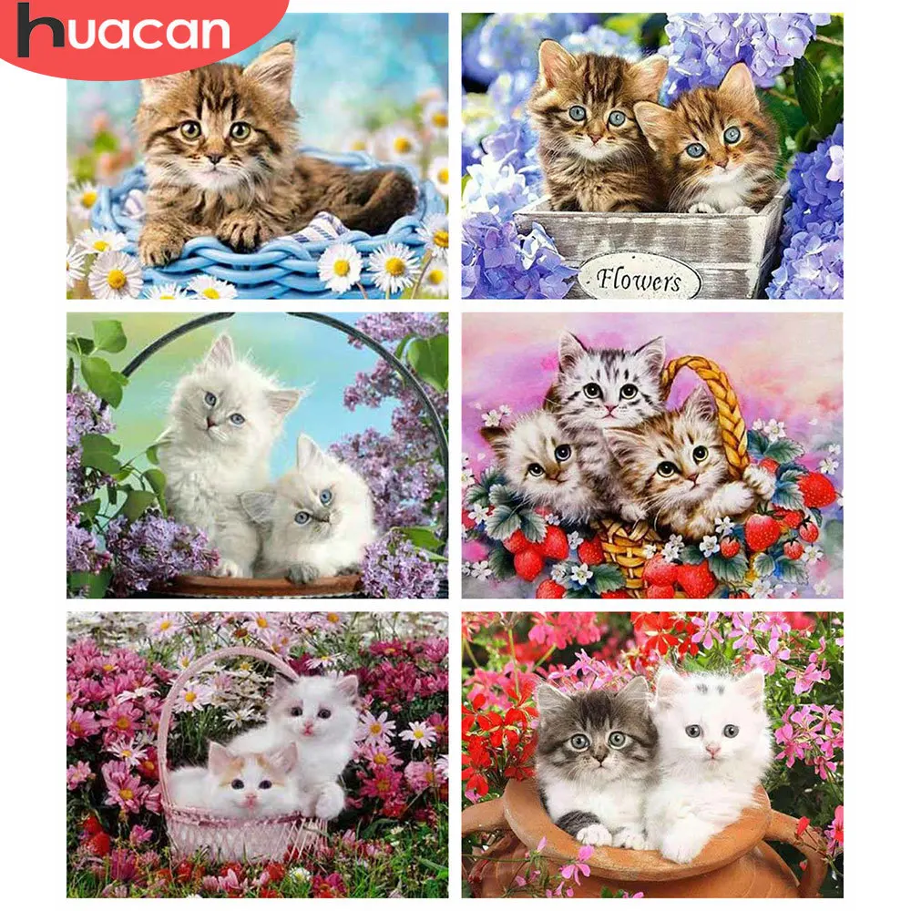 Алмазная 5d картина HUACAN с кошкой, мозаика «сделай сам» с цветами, полноразмерная вышивка, животное, набор для домашнего декора
Алмазная 5d картина HUACAN с кошкой, мозаика «сделай сам» с цветами, полноразмерная вышивка, животное, набор для домашнего декора