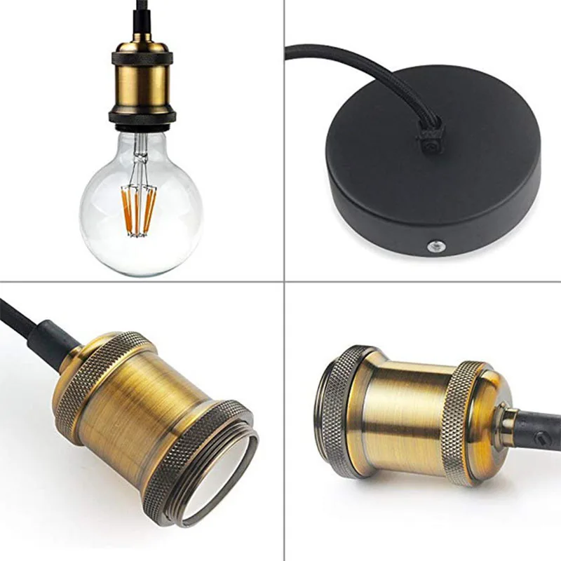 Vintage Industrial Pendant Lights Hanging Lights Iron Style Restaurant Bar Cord Pendant Incandescent Bulbs Dinning Room Lamp
Vintage Industrial Pendant Lights Hanging Lights Iron Style Restaurant Bar Cord Pendant Incandescent Bulbs Dinning Room Lamp