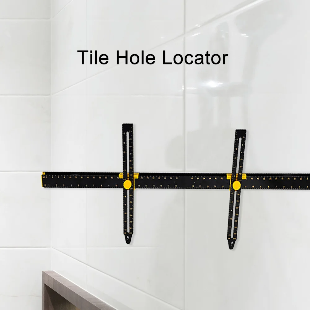 Tile Hole Locator Adjustable Tool Adjustable Ruler Tile Hole Locator Measuring Ruler Drill Guide Openings Locator
Tile Hole Locator Adjustable Tool Adjustable Ruler Tile Hole Locator Measuring Ruler Drill Guide Openings Locator