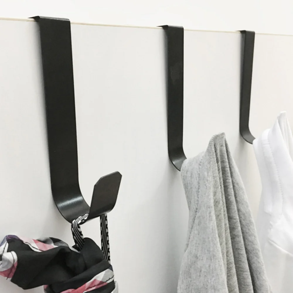 4pcs Home Hooks Metal Iron Practical Simple Traceless Hooks for Bathroom Kitchen (Black) 
4pcs Home Hooks Metal Iron Practical Simple Traceless Hooks for Bathroom Kitchen (Black)