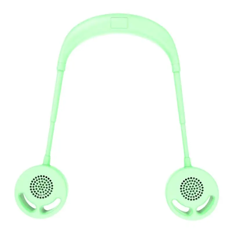 Handsfree Neckband Hanging USB Leafless Rechargeable Hanging Neck Double Fan 
Handsfree Neckband Hanging USB Leafless Rechargeable Hanging Neck Double Fan