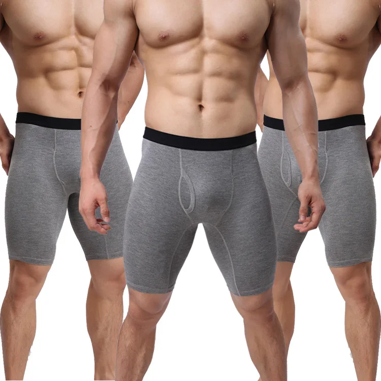 EU Size Mens Underwear Cotton Mid Rise Boxer Shorts Lengthen Anti-chafing Legs Riding Sport Trunks For Cycling Running
EU Size Mens Underwear Cotton Mid Rise Boxer Shorts Lengthen Anti-chafing Legs Riding Sport Trunks For Cycling Running
