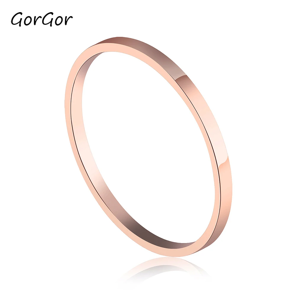 GorGor Women Rings Simple Titanium Steel Smooth Face Gift for Girl Vintage Ladies Wedding Bands Accessories 515
GorGor Women Rings Simple Titanium Steel Smooth Face Gift for Girl Vintage Ladies Wedding Bands Accessories 515