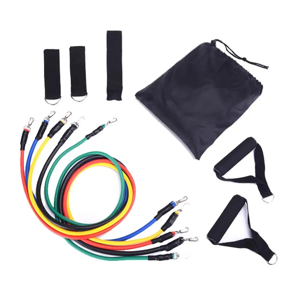 11PCS/Set Pull Rope Set Elastic Tube Resistance Training Device Fitness Equipment Yoga Band Elastic Pull Ropes Exercise Kit
11PCS/Set Pull Rope Set Elastic Tube Resistance Training Device Fitness Equipment Yoga Band Elastic Pull Ropes Exercise Kit