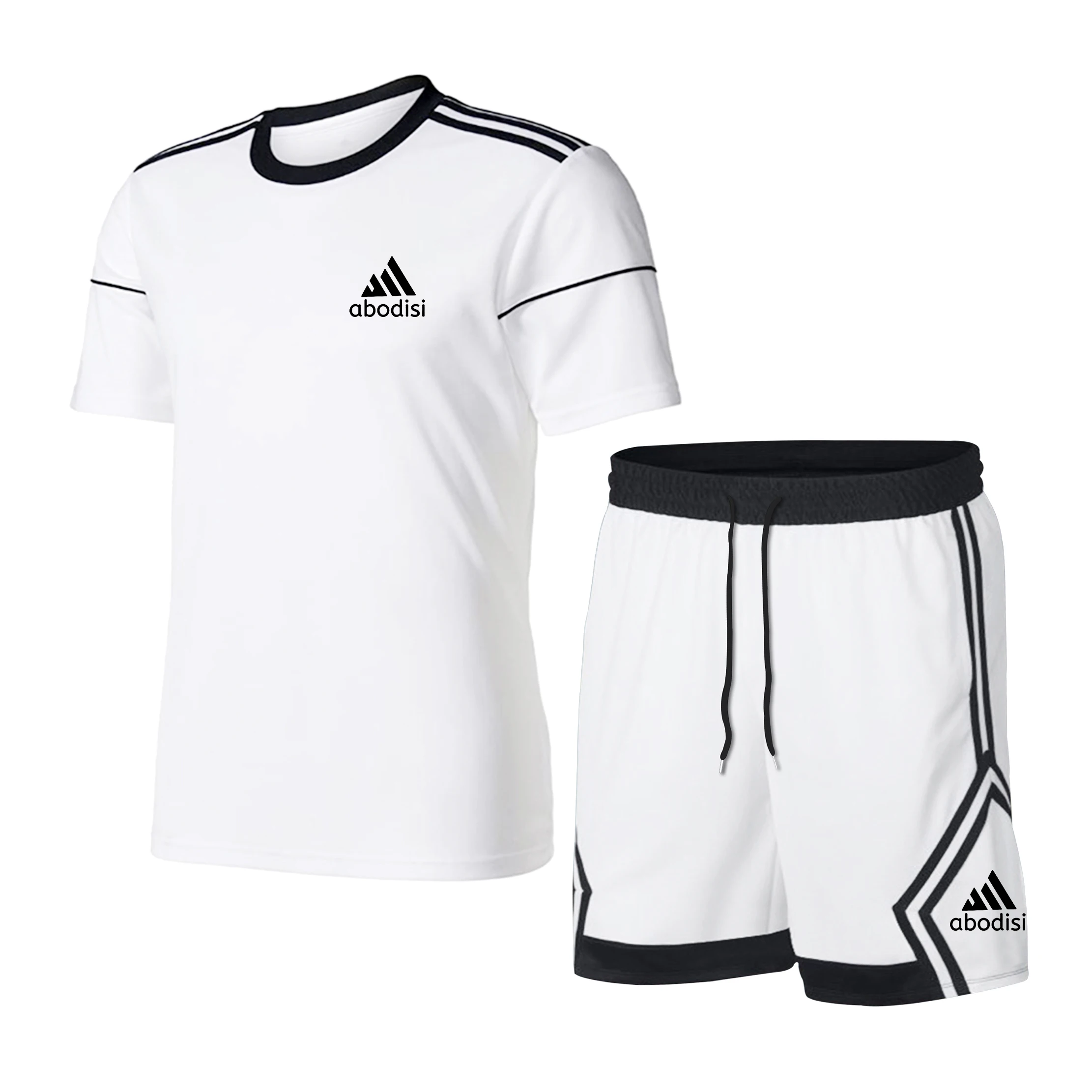 2020 Men Casual Set Fashion 2 PCS Sweat Suit Striped Short Sleeve T-shirt Shorts Sets Male Sportswear Tracksuit Summer Sportsuit
2020 Men Casual Set Fashion 2 PCS Sweat Suit Striped Short Sleeve T-shirt Shorts Sets Male Sportswear Tracksuit Summer Sportsuit