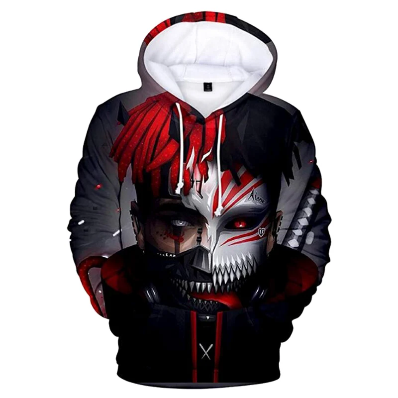 3D XXXTentacion Raper Print Hoodies O-neck Pocket Pullovers Men's Long Sleeve Hooded Sweatshirts Loose Hoodie Streetwear Men
3D XXXTentacion Raper Print Hoodies O-neck Pocket Pullovers Men's Long Sleeve Hooded Sweatshirts Loose Hoodie Streetwear Men