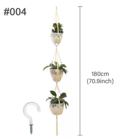 Висит Завод Ручной Работы Подвеска для растений из макраме цветочный горшок плантатор вешалка настенная декоративная двор подвесное садовое ящик для комнатных растений, подвесная корзина
Висит Завод Ручной Работы Подвеска для растений из макраме цветочный горшок плантатор вешалка настенная декоративная двор подвесное садовое ящик для комнатных растений, подвесная корзина
