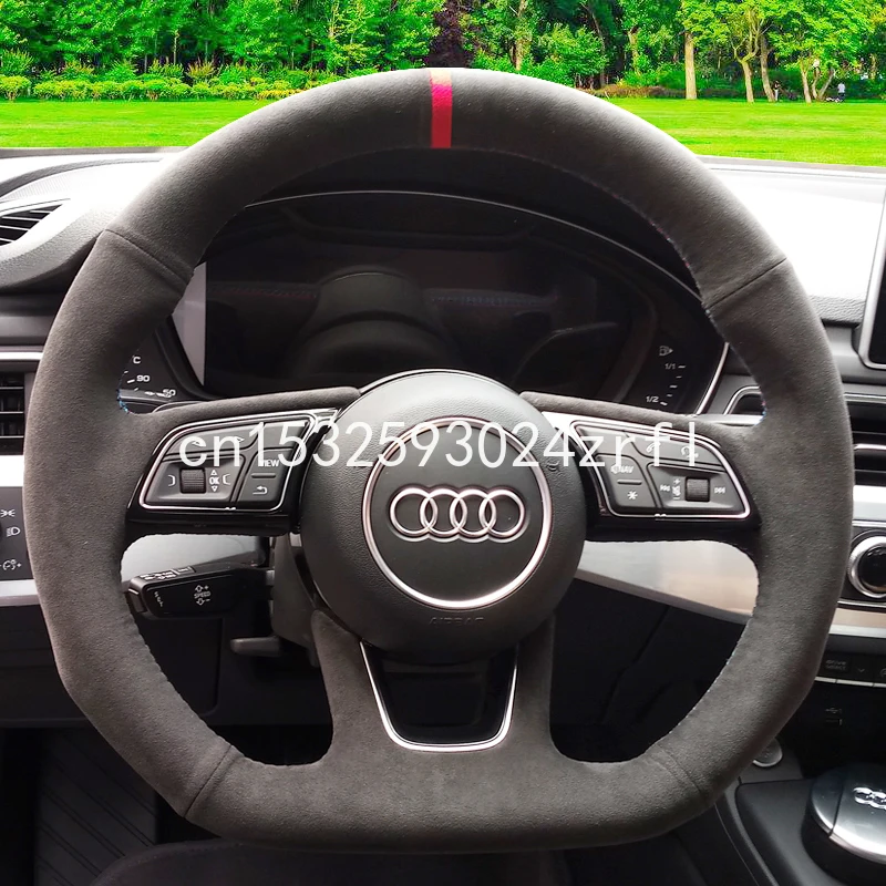 Для Audi A3 A4L Q2L A5 S3 TT Сделай Сам черный замшевый цвет | Автомобили и мотоциклы