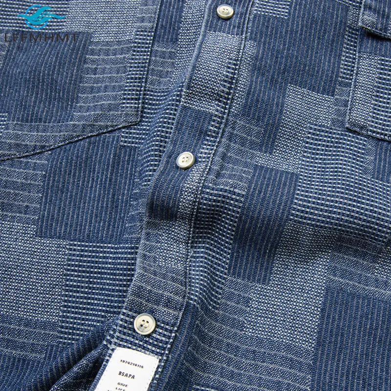 Autumn Fashion Lapel Shirt For Men's Shirt Vintage Plaid Cargo Style Asymmetric Pocket Streetwear Male Large Size Wild Retro Top
Autumn Fashion Lapel Shirt For Men's Shirt Vintage Plaid Cargo Style Asymmetric Pocket Streetwear Male Large Size Wild Retro Top