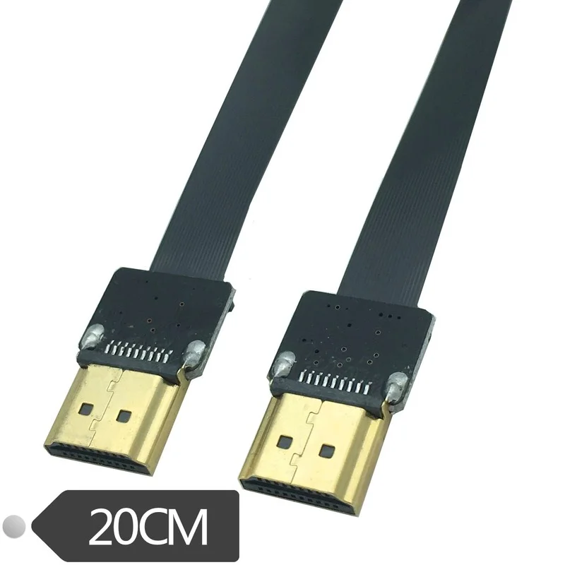 FPV HDMI-compatible Male to hdmi Male Cable FPC Ribbon Flat Extension Cable Pitch 20pin Plug Connector 5cm-80cm
FPV HDMI-compatible Male to hdmi Male Cable FPC Ribbon Flat Extension Cable Pitch 20pin Plug Connector 5cm-80cm