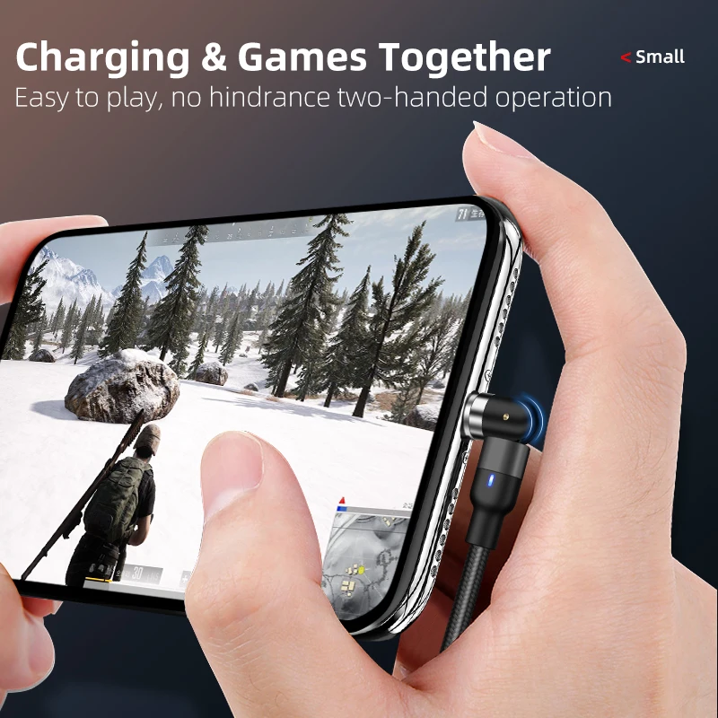 Магнитный кабель 3 а/1 м быстрое зарядное устройство с Micro USB Тип C магнитный шнур
