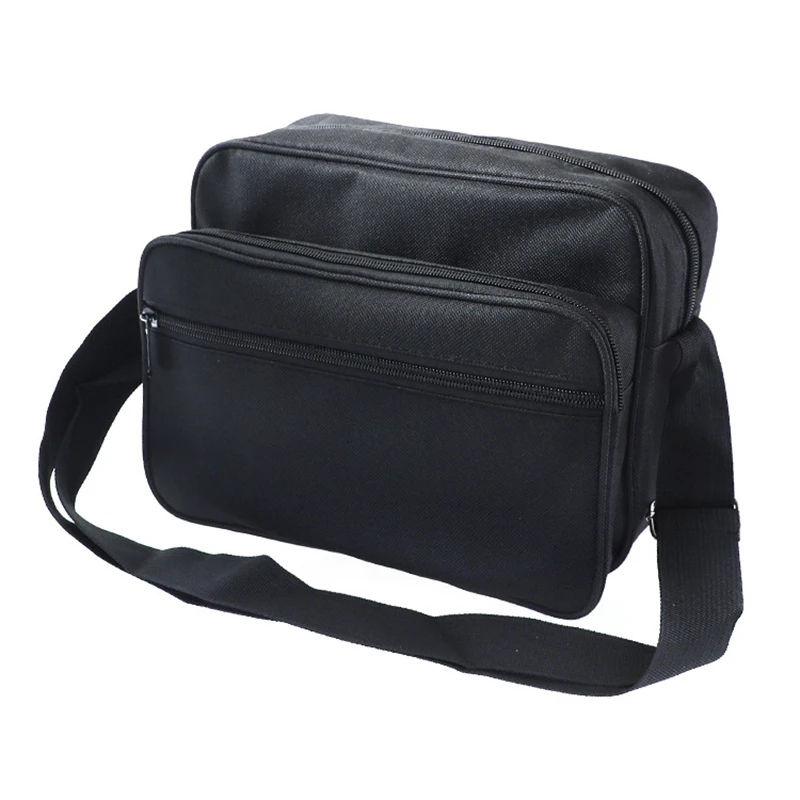 Realmote Multifunctional Shoulder Bag Wear-resistant Storage Tool Kit Black Canvas Satchel Package For Maintenance Electrician |