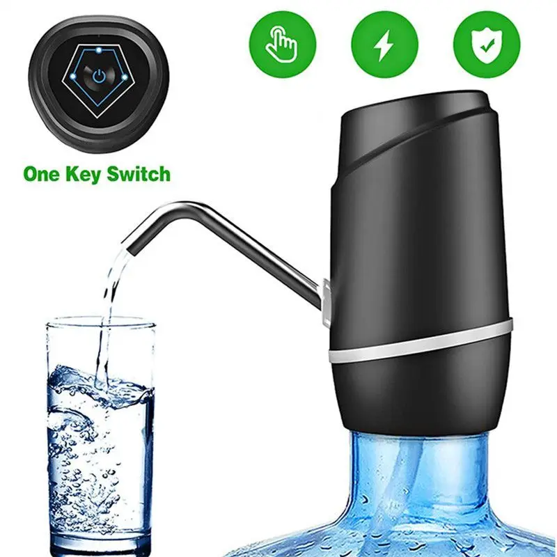 Electric Drinking Water Pump Portable Water Dispenser Universal Fit Water Jug USB Charging Water Bottle Pump for 2 3 5 Gallon
Electric Drinking Water Pump Portable Water Dispenser Universal Fit Water Jug USB Charging Water Bottle Pump for 2 3 5 Gallon