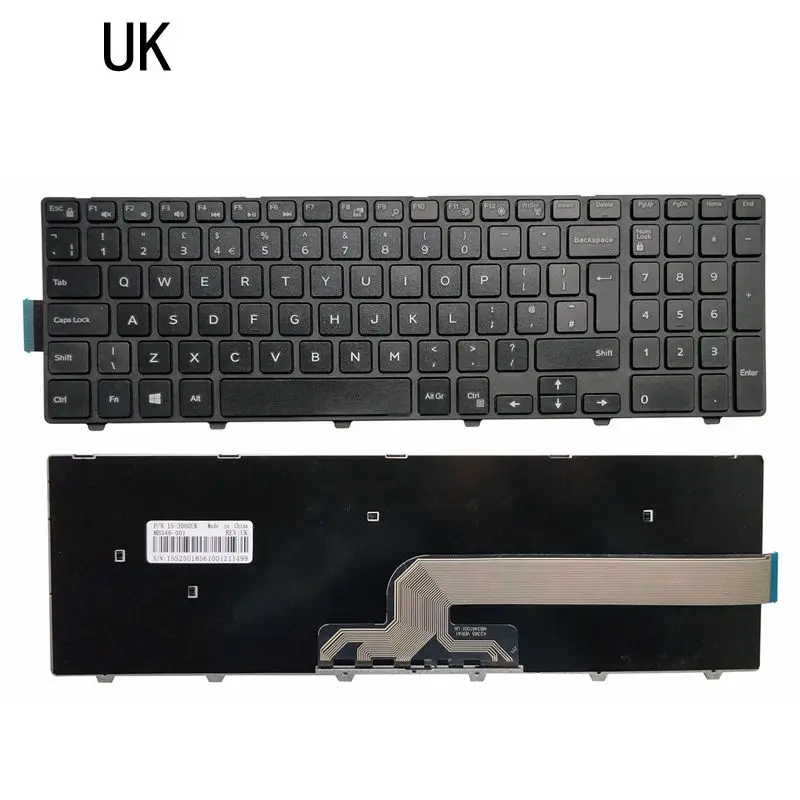 

NEW US/UK/SP keyboard For Dell Inspiron 15 5557 5555 7748 3548 3568 3543 17 5478