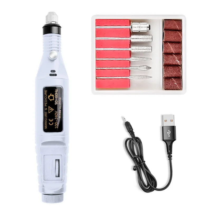 Nail Tools Mini Electric Nail Polisher USB Portable Electric Nail Polisher Set pilnik do paznokci nagelvijl
Nail Tools Mini Electric Nail Polisher USB Portable Electric Nail Polisher Set pilnik do paznokci nagelvijl