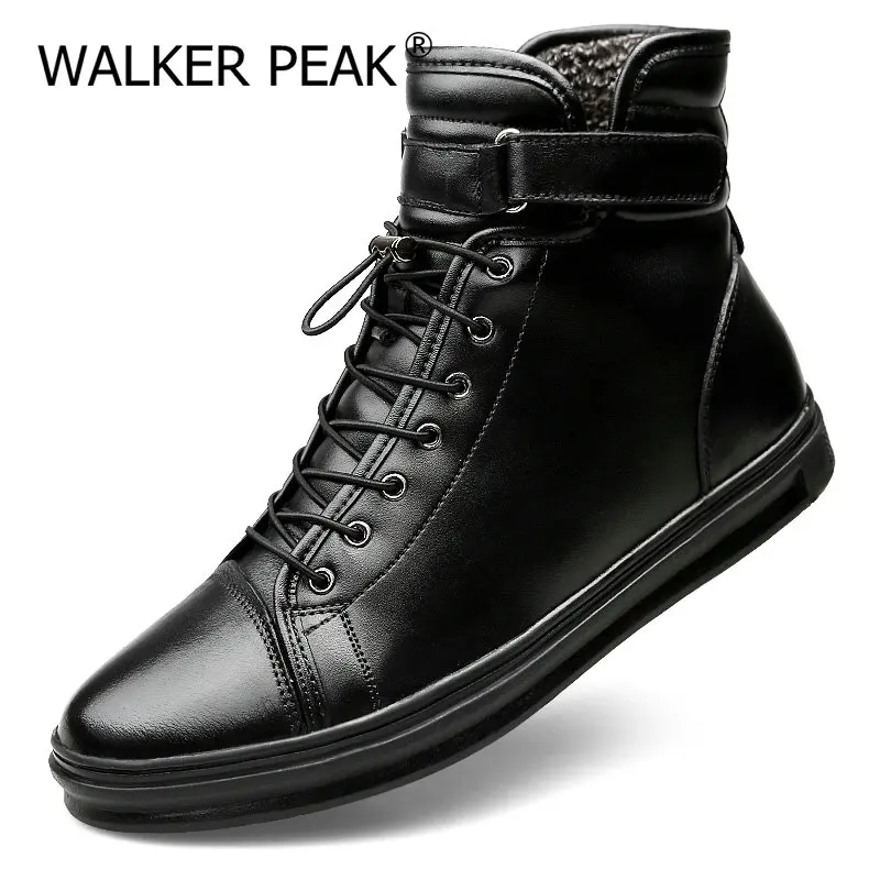 Big Size 38-48 Mens Casual Shoes Genuine Leather High Top Winter Shoes Lace Up Ankle Boots Winter Shoes for Men Warm Footwear
Big Size 38-48 Mens Casual Shoes Genuine Leather High Top Winter Shoes Lace Up Ankle Boots Winter Shoes for Men Warm Footwear
