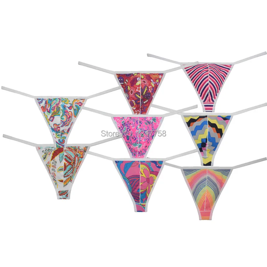 

Men's Colorful G-String Tangas Underwear Swimwear Bulge Thong Tanga Nylon Spandex Men Bikini Stretchy Bikini T-Back