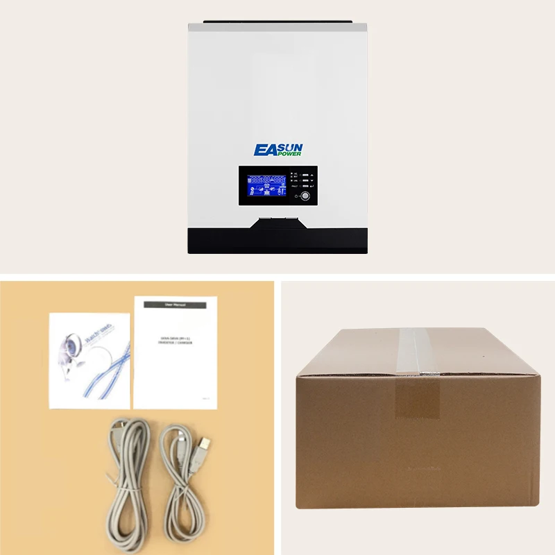 EASUN POWER 2400W Solar Inverter 220V 40A MPPT 3Kva Pure Sine Wave Inverter 50Hz 60HZ Off Grid Inverter 24V Battery Charger 
EASUN POWER 2400W Solar Inverter 220V 40A MPPT 3Kva Pure Sine Wave Inverter 50Hz 60HZ Off Grid Inverter 24V Battery Charger