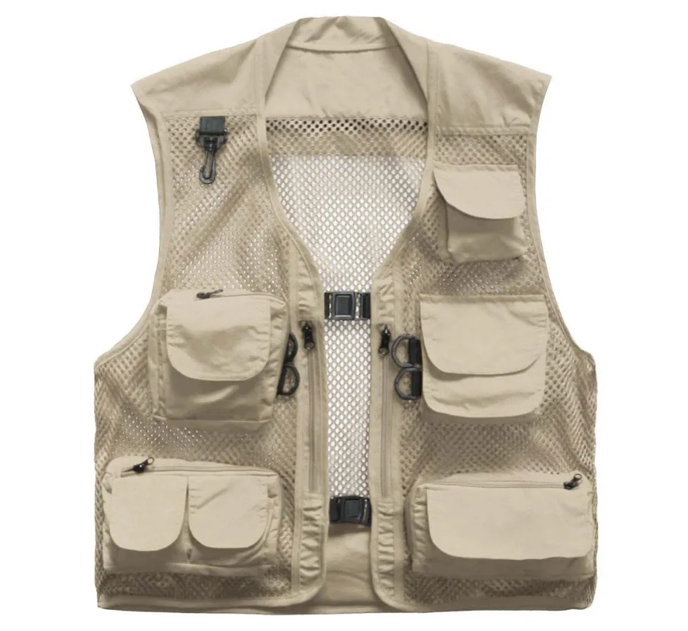 Plus Size Multi Pockets Vest Men Summer Mesh Breathable Photography Waistcoat Reporter Director Casual Vest Work Uniform
Plus Size Multi Pockets Vest Men Summer Mesh Breathable Photography Waistcoat Reporter Director Casual Vest Work Uniform
