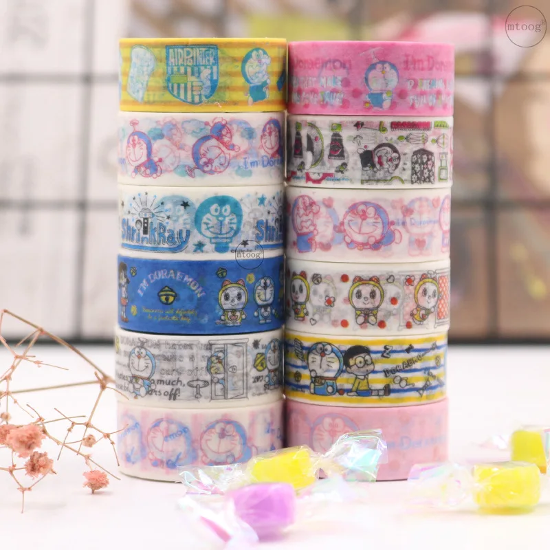 36 шт./лот 15 мм * 5 м кавайная лента Doraemon Washi декоративная наклейка Скрапбукинг дневник Маскировочная лента канцелярские принадлежности Школь...
36 шт./лот 15 мм * 5 м кавайная лента Doraemon Washi декоративная наклейка Скрапбукинг дневник Маскировочная лента канцелярские принадлежности Школь...