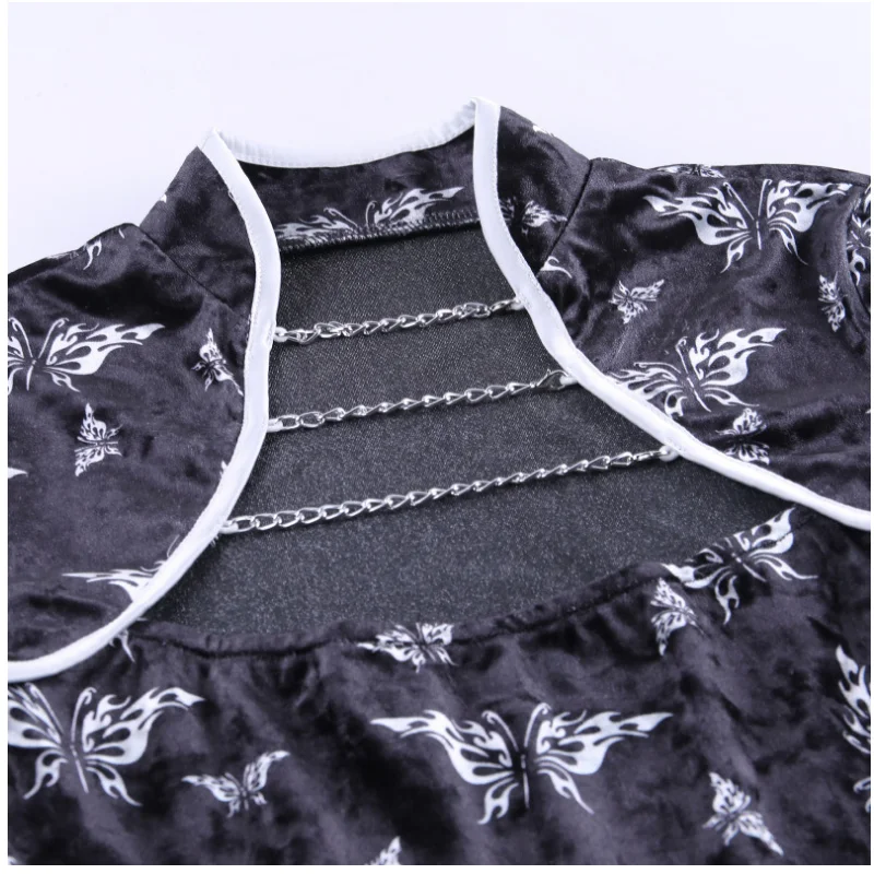 2021 New Women's Top Short Sleeve Summer Butterfly Print Navel Street Style Sexy Slim Female Fashion Hollow Out Pullovers Tops
2021 New Women's Top Short Sleeve Summer Butterfly Print Navel Street Style Sexy Slim Female Fashion Hollow Out Pullovers Tops