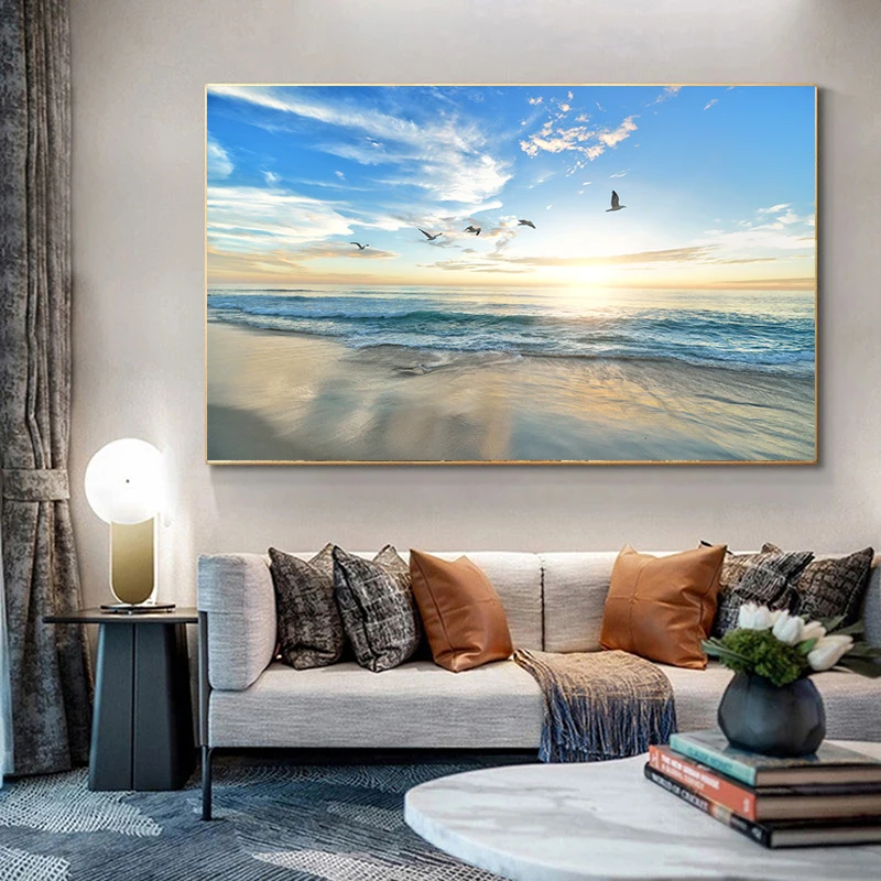 70x110cm Natural Sea Beach Flying Birds Landscape Posters and Prints Canvas Painting Wall Art Picture for Living Room Cuadros
70x110cm Natural Sea Beach Flying Birds Landscape Posters and Prints Canvas Painting Wall Art Picture for Living Room Cuadros